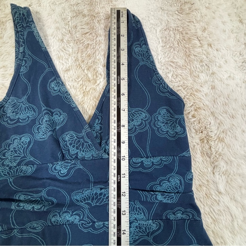 Patagonia Blue Floral Organic Cotton Spaghetti Strap Dress Women’s Small - Picture 8 of 13